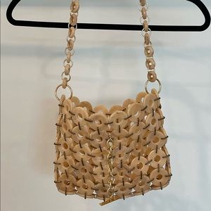 Cult Gaia open chain link Jasmin acrylic bag. Sold out